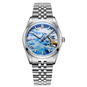 addiesdive 39mm 3d glacier polar bear dial automatic watch （ad2042）