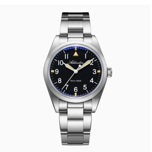 addiesdive 36mm titanium military field watch ad2502