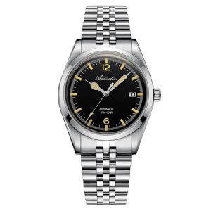 addiesdive 39mm automatic watch diver's 100m nh35 (ad2038)