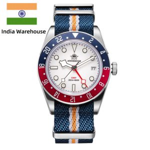 ★india warehouse★addiesdive 39mm bb58 gmt quartz watch ad2044