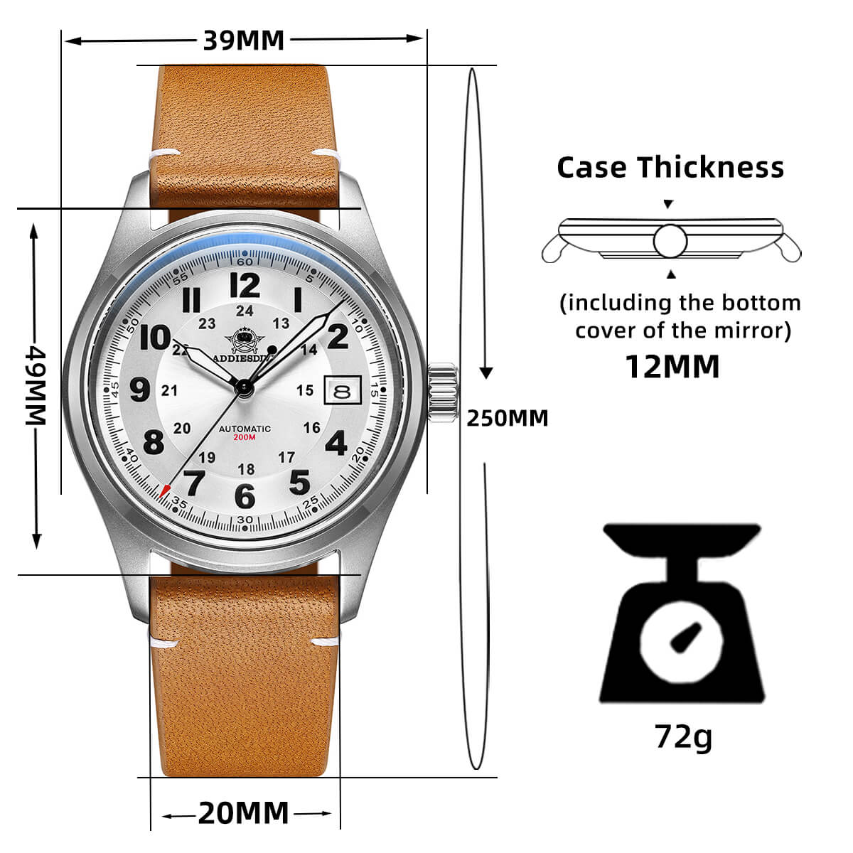 🔥anniversary sale🔥addiesdive® men's elegant automatic watch diver 200m (ad2048) 🔥anniversary sale🔥addiesdive® men's elegant automatic watch diver 200m (ad2048)