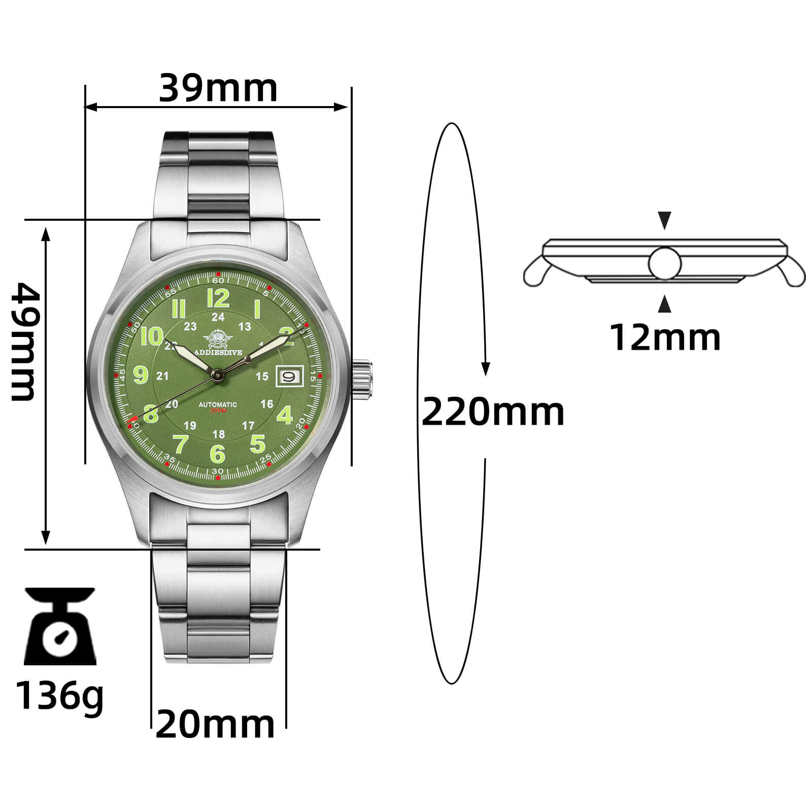 🔥anniversary sale🔥addiesdive® men's elegant automatic watch diver 200m (ad2048) 🔥anniversary sale🔥addiesdive® men's elegant automatic watch diver 200m (ad2048)