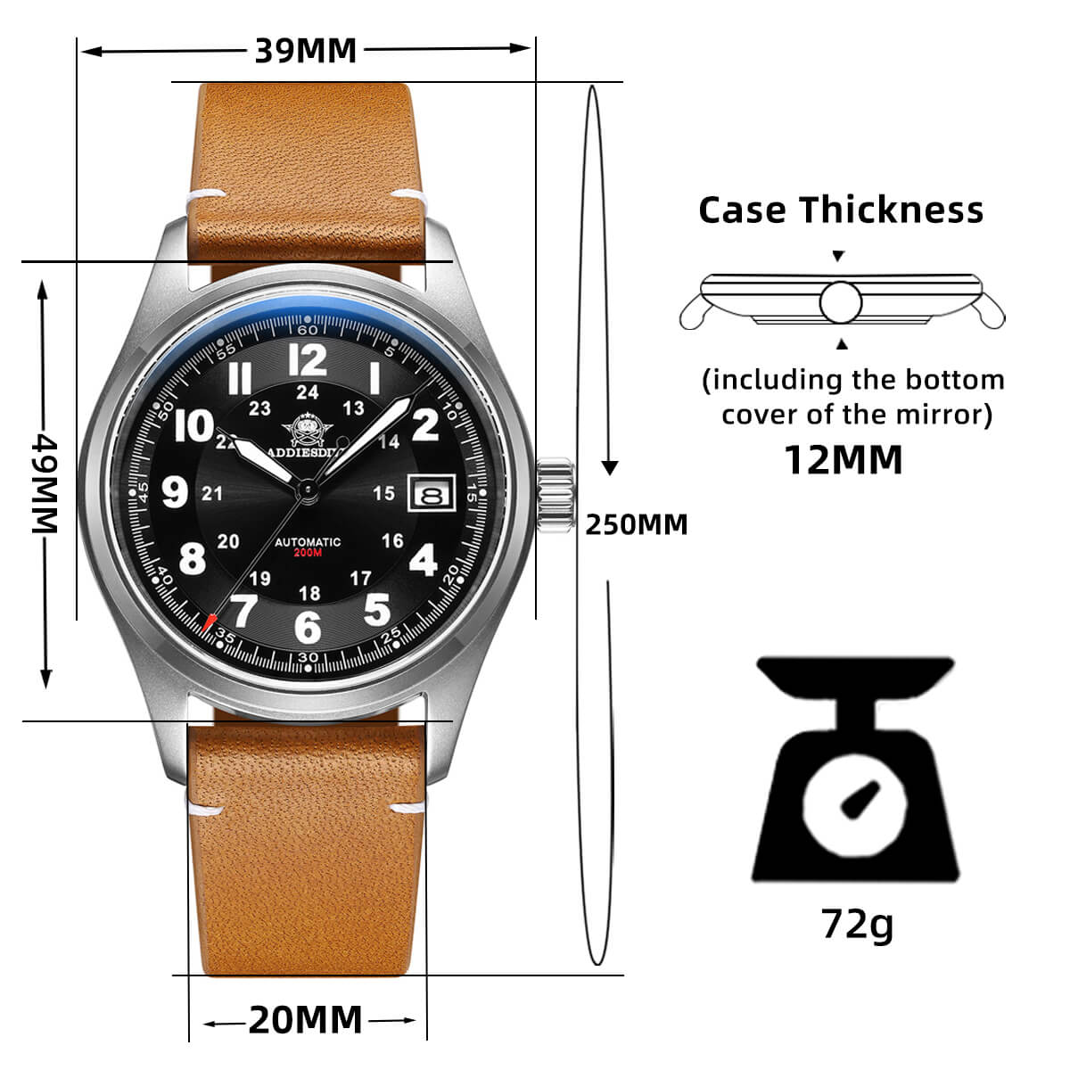 🔥anniversary sale🔥addiesdive® men's elegant automatic watch diver 200m (ad2048) 🔥anniversary sale🔥addiesdive® men's elegant automatic watch diver 200m (ad2048)