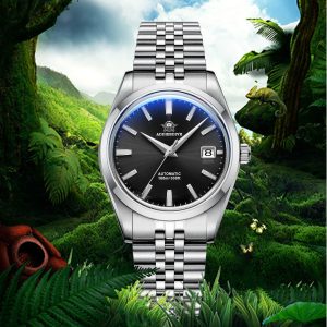 addiesdive 39mm automatic watch diver's 100m nh35 (ad2029)