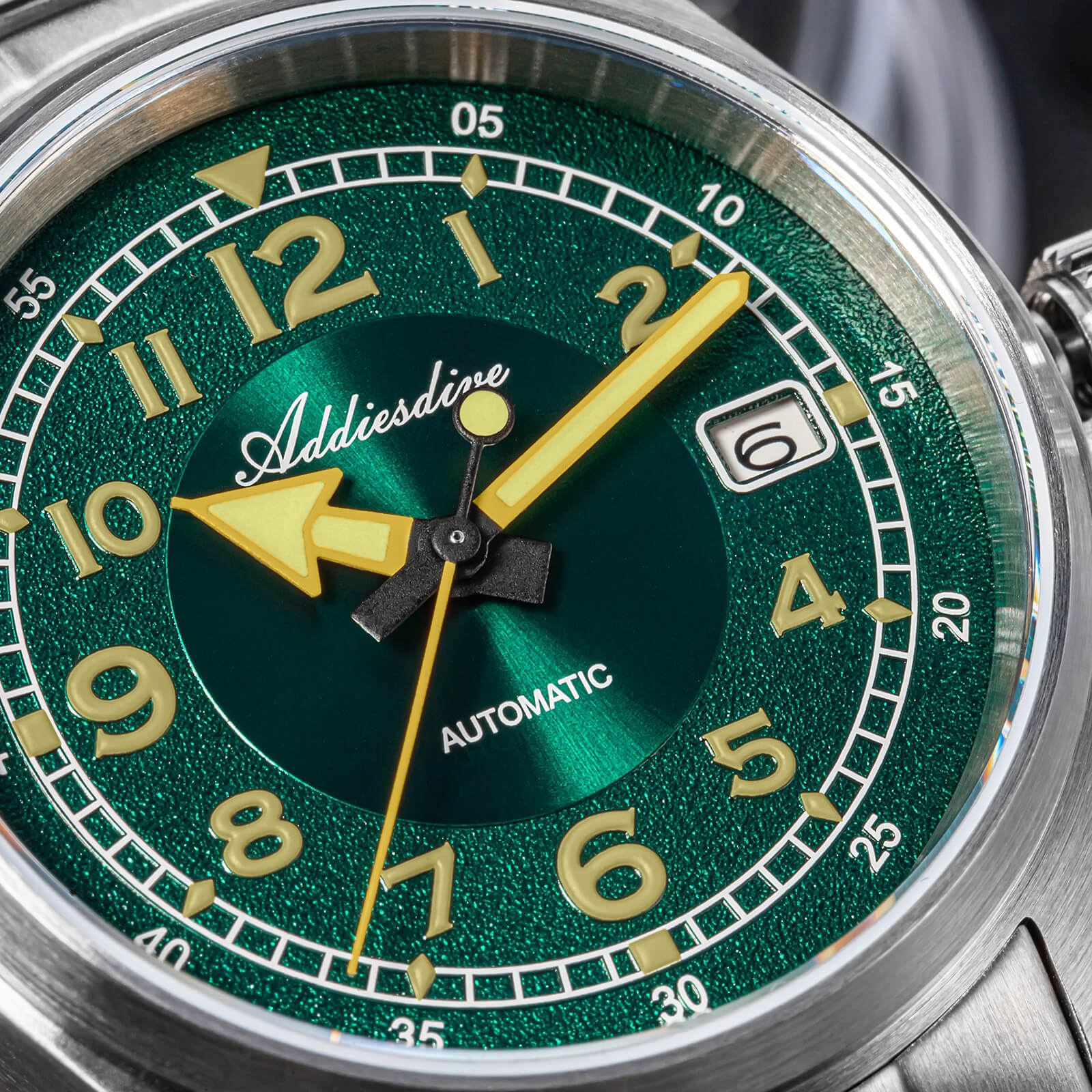 addiesdive 39mm explore retro mechanical men watch ad2055 addiesdive 39mm explore retro mechanical men watch ad2055