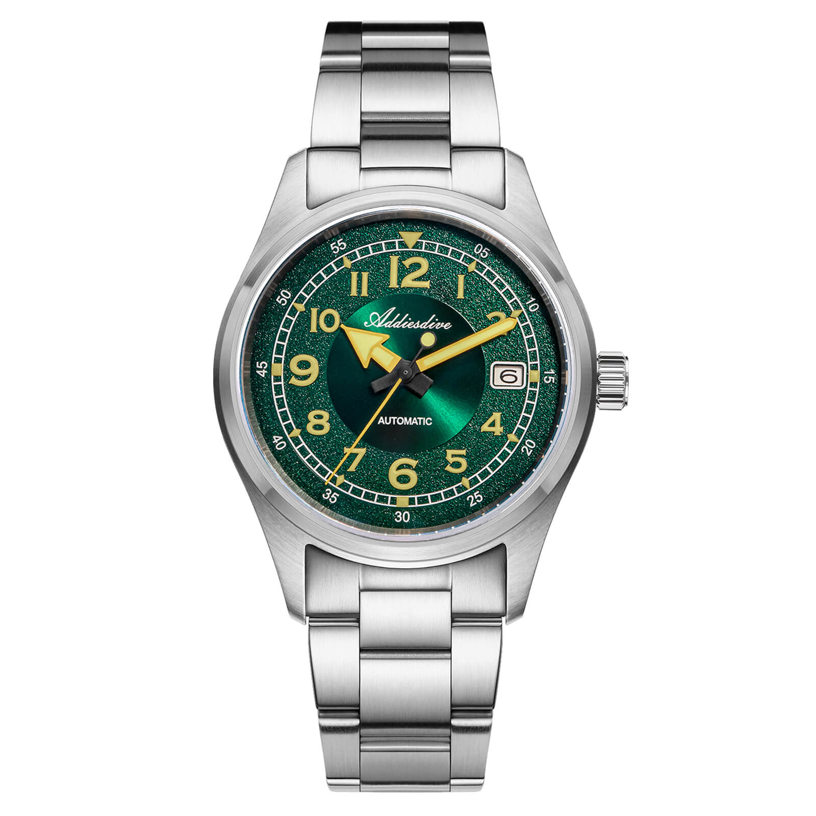 addiesdive 39mm explore retro mechanical men watch ad2055 addiesdive 39mm explore retro mechanical men watch ad2055